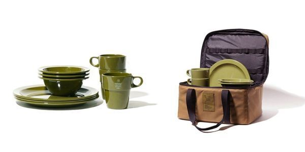 AS2OV（アッソブ）FOOD FORCE CAMPING MEAL KIT プレートセット メラミン ディッシュケース