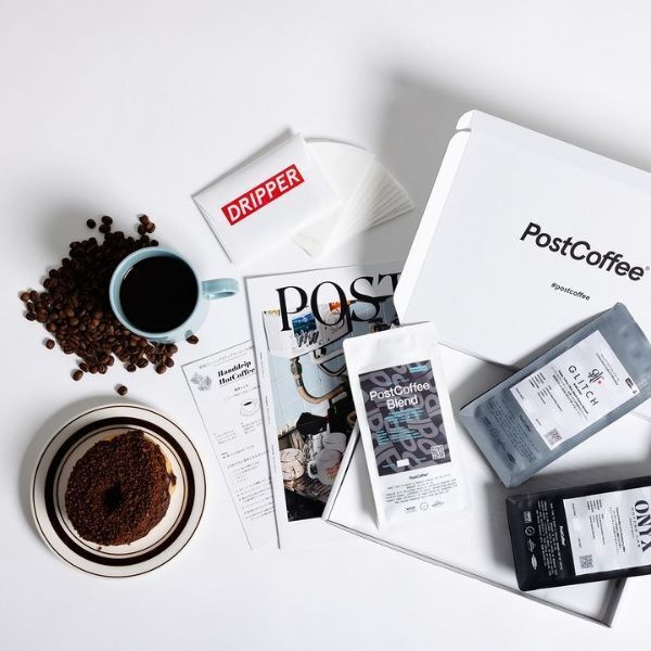 PostCoffeeのコーヒー豆や包装のイメージ