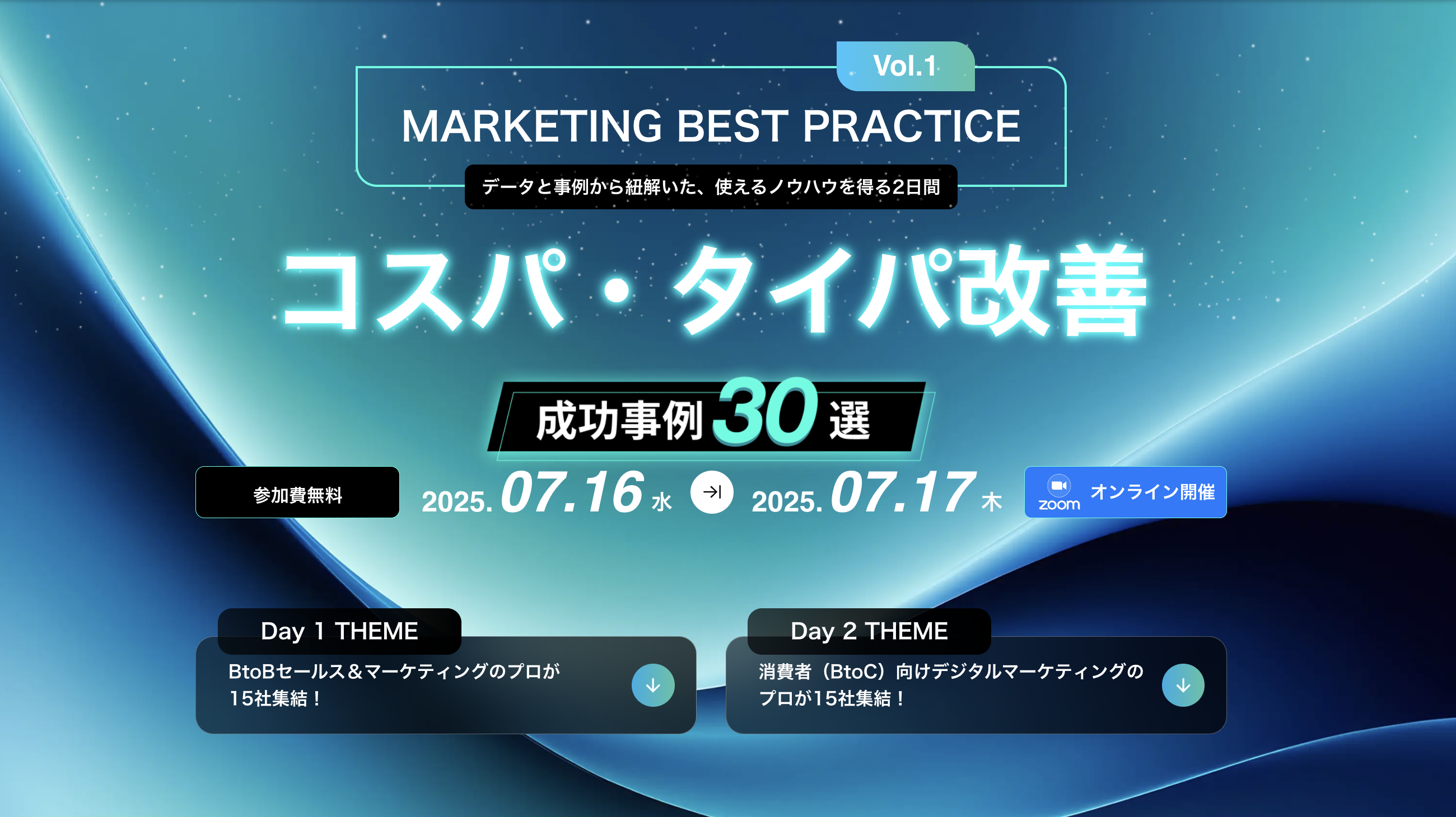 MARKETING BEST PRACTICEコスパ・タイパ改善 成功事例30選