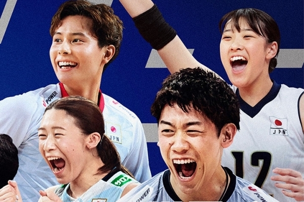 2025世界バレーのバナー